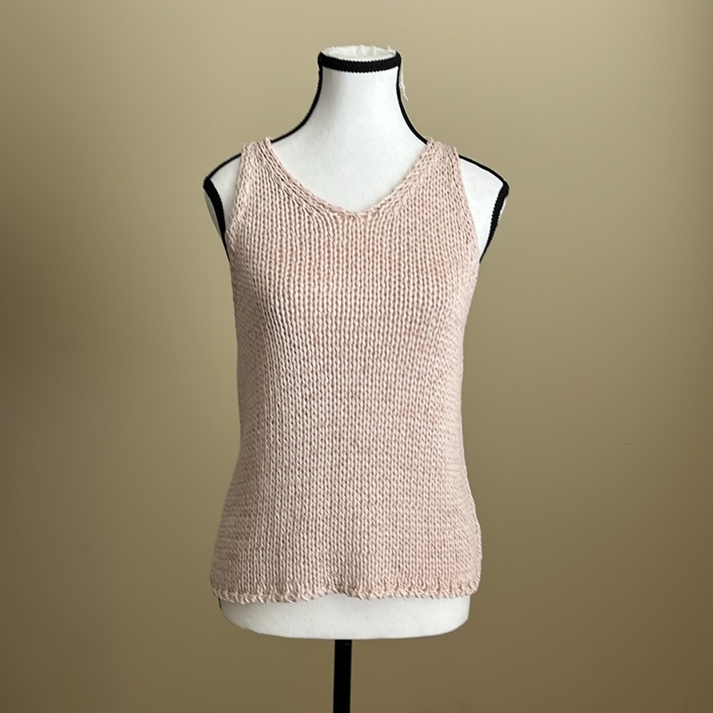 Alpha Studio - Italian Knit Sleeveless Sweater Shell - 44 IT - M